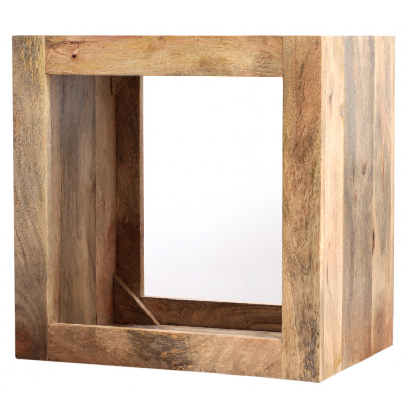 E-shop Odkladací stolík Hina 50x50x35 z mangového dreva