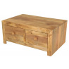 Konferenčný stolík 90x40x60 Hina z mangového dreva