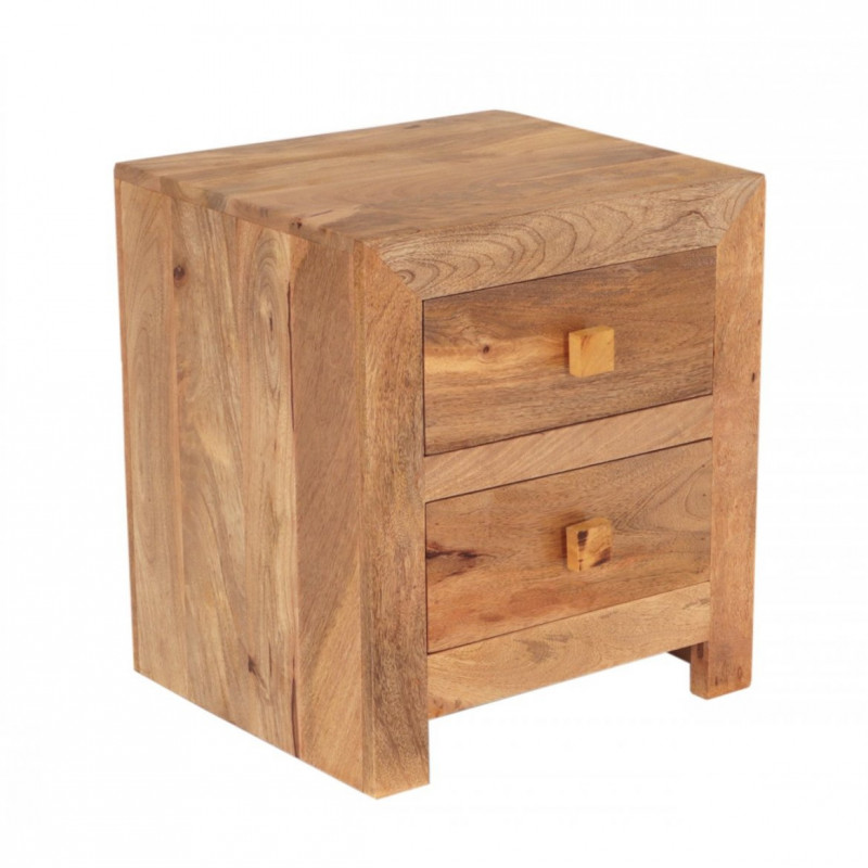 E-shop Nočný stolík Hina 45x50x40 z mangového dreva