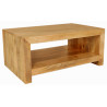 Konferenčný stolík Hina s plnými bokmi 90x40x60 z mangového dreva