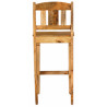 Barová stolička Guru z mangového dreva