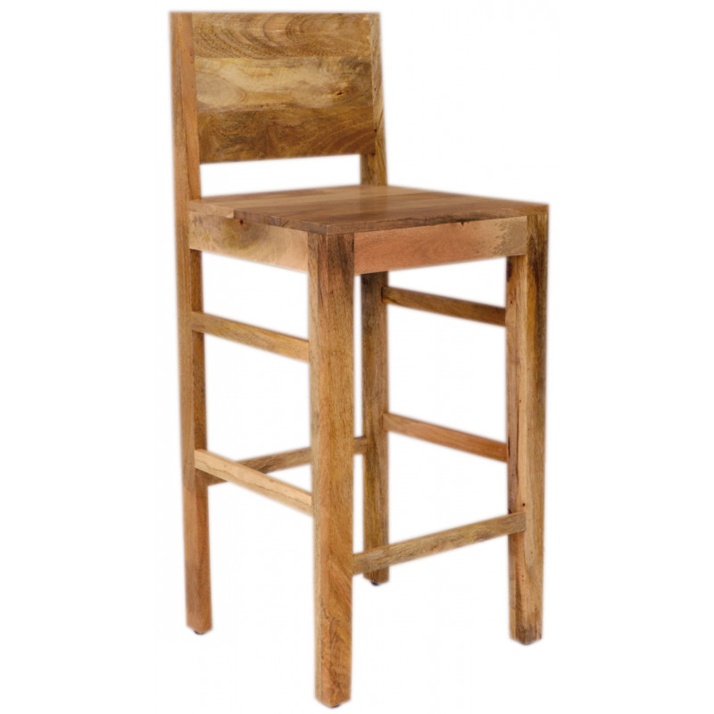 indickynabytok.sk - Barová stolička Hina 45x105x45 z mangového dreva